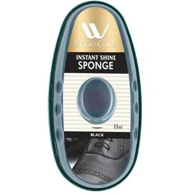 Instant Shine Sponge Black - 0.37 fl oz | WBM SHOE CARE